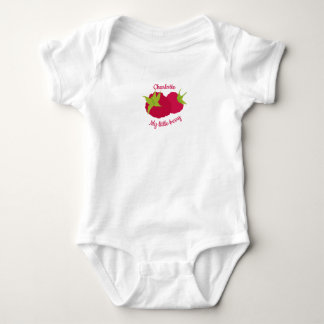 Raspberry baby body 2 bodysuit