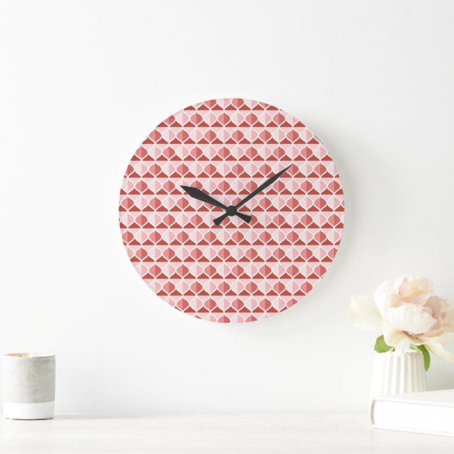 Raspberry Blush Large Clock (Home)