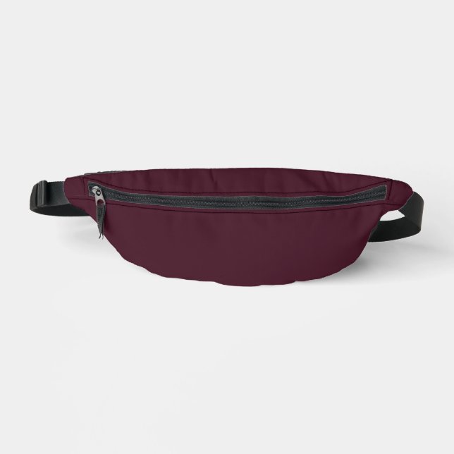 Raspberry Burgundy, Solid Burgundy  Bum Bags (Front)
