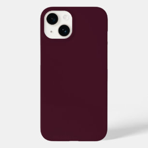 Raspberry Burgundy, Solid Burgundy  Case-Mate iPhone 14 Case