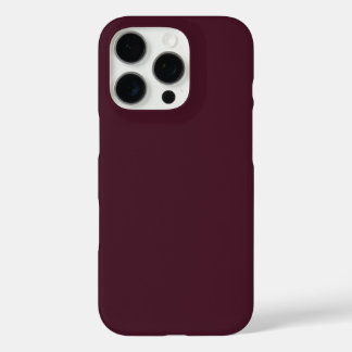 Raspberry Burgundy, Solid Burgundy iPhone 16 Pro Case