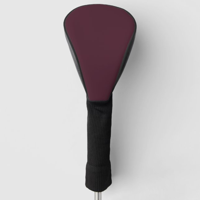 Raspberry Burgundy | Solid Burgundy  Golf Head Cover (Front)