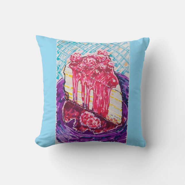 Raspberry Cake Cushion (Front)