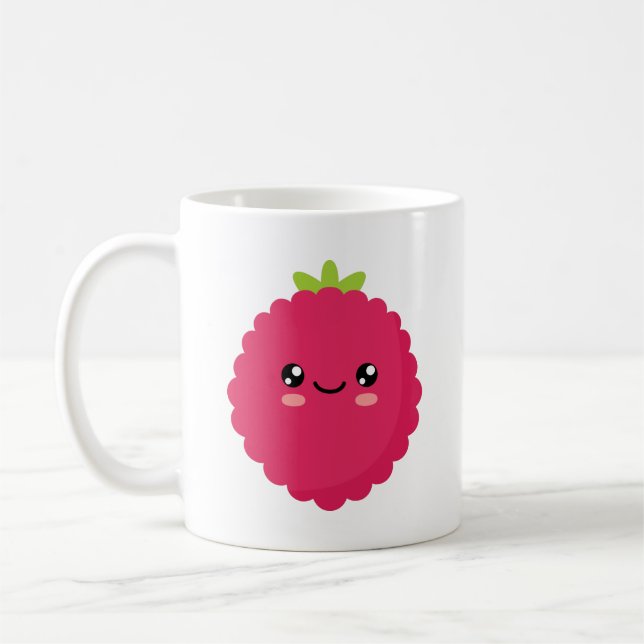 Raspberry Coffee Mug (Left)