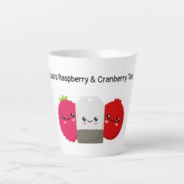 Raspberry & Cranberry Tea Latte Mug (Front)