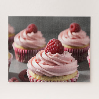 Raspberry Cupcakes Jigsaw Puzzle