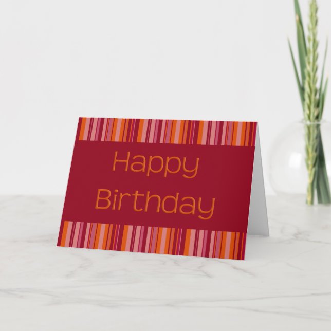 Raspberry Fizz • Birthday Card (Front)