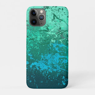 Raspberry Flurry: Abstract spatter art iPhone 11 Pro Case