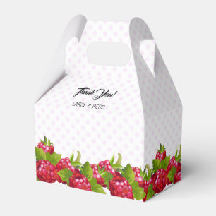 Raspberry Fruit Brunch Party Favour Box