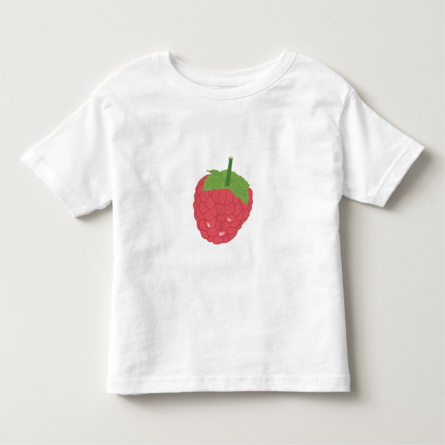 Raspberry Fruit Design Toddler T-Shirt (Front)