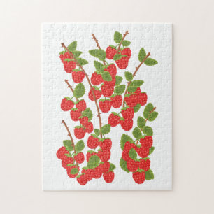 Raspberry fruit jigsaw puzzle
