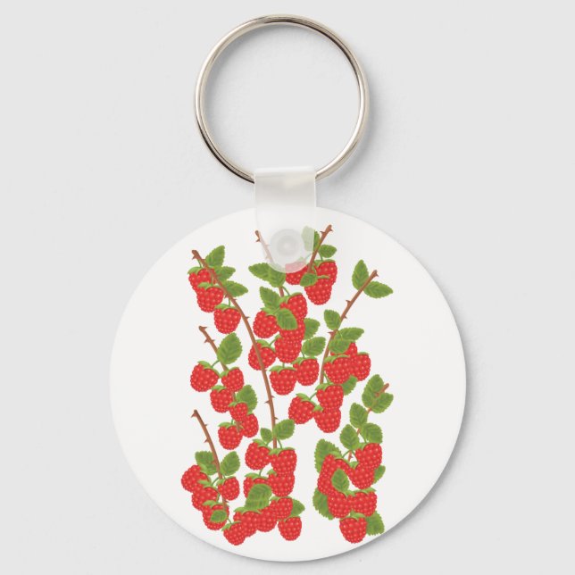 Raspberry fruit key ring (Front)