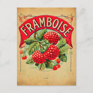 Raspberry, fruit, strawberry, raspberry, s postcard