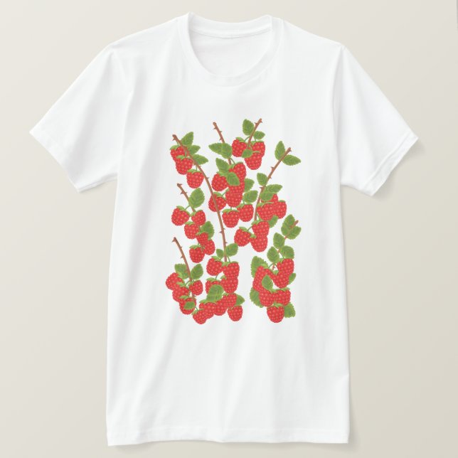 Raspberry fruit T-Shirt (Design Front)