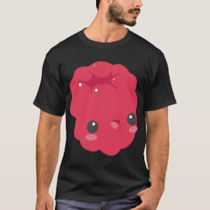 Raspberry Fruit Vegetables Vegan Healthy Foodies P T-Shirt