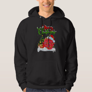 Raspberry Fruit Xmas Decorations Raspberry Christ Hoodie
