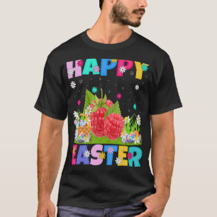 Raspberry Happy Easter Bunny Raspberry Easter Sund T-Shirt