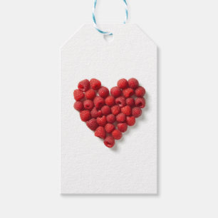 Raspberry Heart Gift Tags
