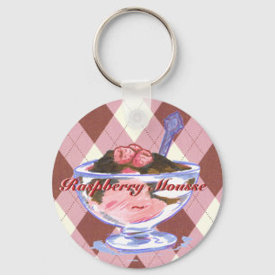 Raspberry Icecream Keychain