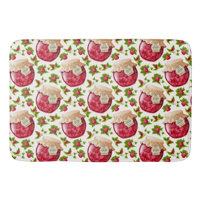Raspberry Jam Bath Mat (Front)