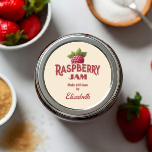 Raspberry Jam Classic Round Sticker
