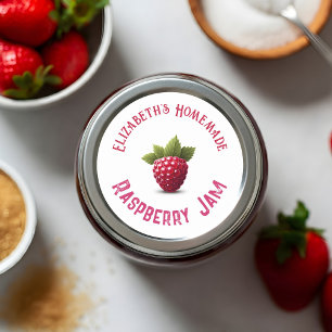 Raspberry Jam Classic Round Sticker