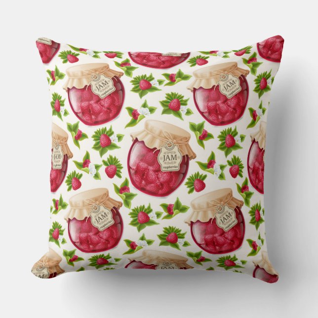Raspberry Jam Cushion (Front)
