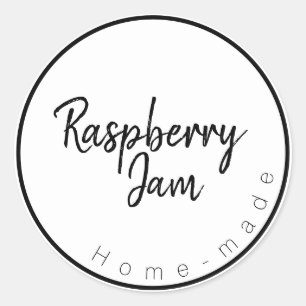 Raspberry Jam Label