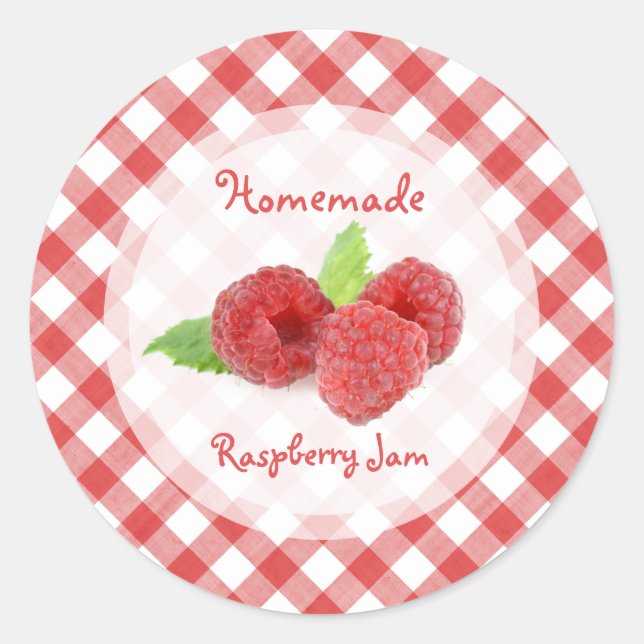 Raspberry Jam sticker (Front)