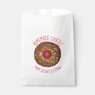 Raspberry Linzer Torte Homemade Cookies Baked By Favour Bag