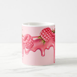 raspberry lovers coffee cup mug