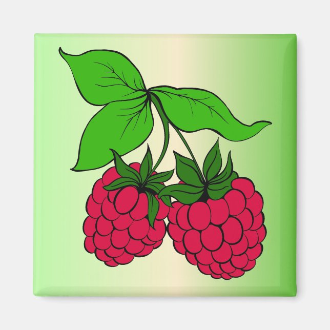 Raspberry Magnet (Front)