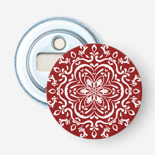 Raspberry Mandala Bottle Opener