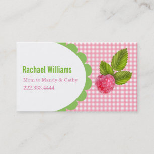 Raspberry Mummy Play Date Card