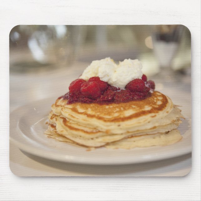 Raspberry pancakes mouse pad (Front)