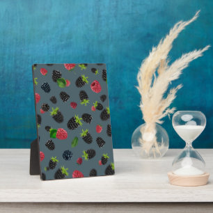 Raspberry Pattern 2 Plaque