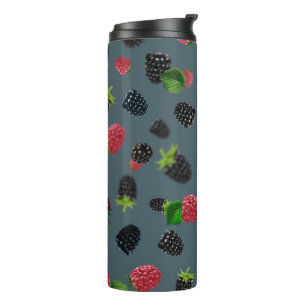 Raspberry Pattern 2 Thermal Tumbler