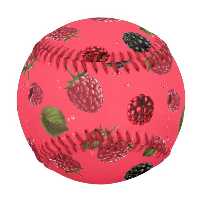 Raspberry Pattern Baseball (Front)