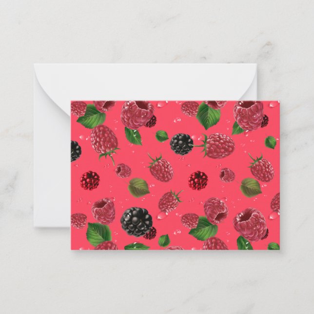 Raspberry Pattern Card (Front)
