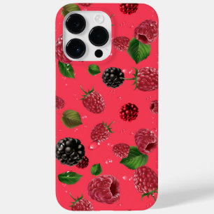 Raspberry Pattern Case-Mate iPhone 14 Pro Max Case