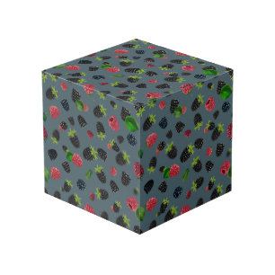 Raspberry Pattern Cube