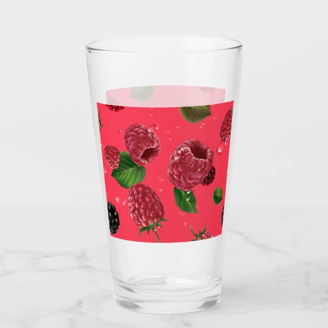 Raspberry Pattern Glass (Front)
