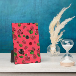 Raspberry Pattern Plaque