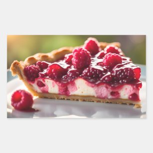 Raspberry Pie Rectangular Sticker