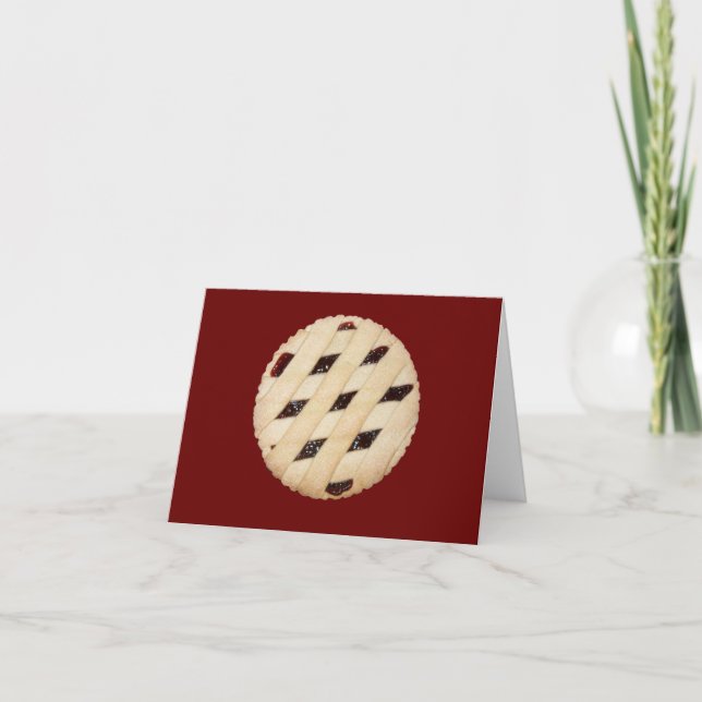 Raspberry Pie/Tart Notecard (Front)