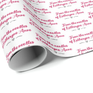 Raspberry Pink From the Needles Of Wrapping Paper