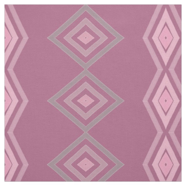 Raspberry Pink Patterned Fabric (Swatch)