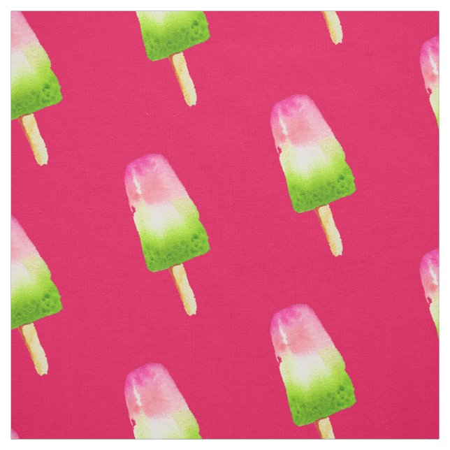 Raspberry pink popsicle Summer Fabric (Swatch)