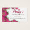 raspberry raspberries fruit jam pie business card