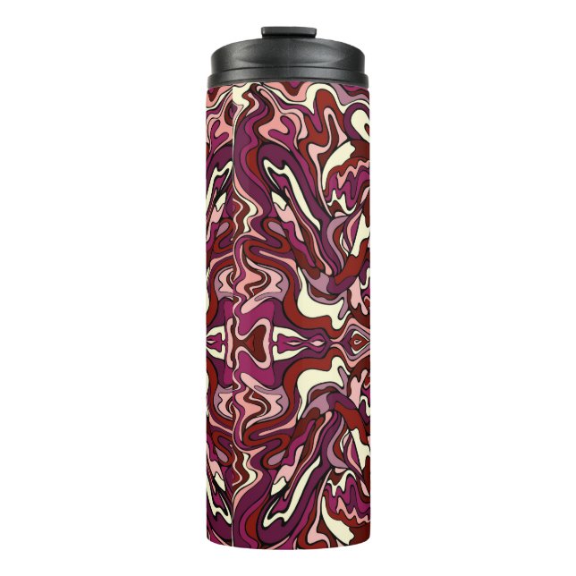 Raspberry Ripple Thermal Tumbler (Front)